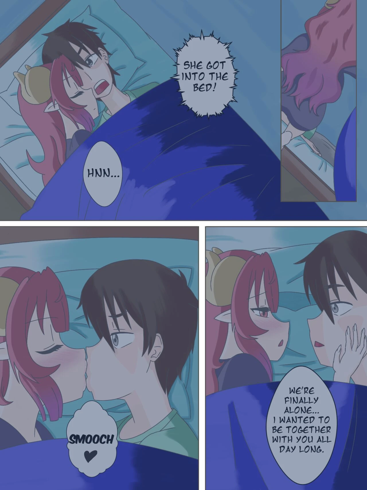 Ilulu goes to Take's house porn comic picture 5