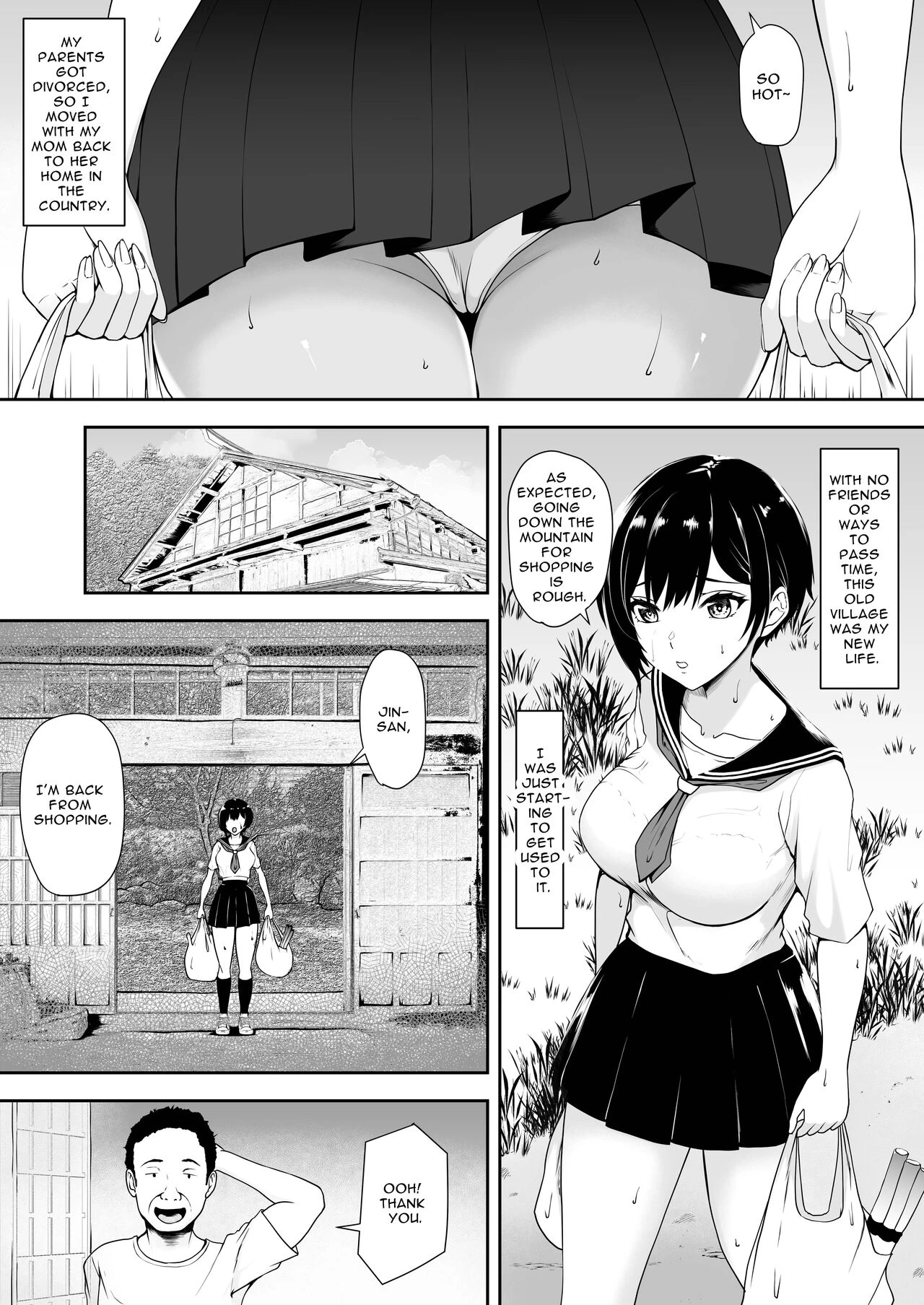 I'm the only girl in this village on the brink of population collapse - Genkai Shuuraku de Wakai Onna wa Watashi dake porn comic picture 6
