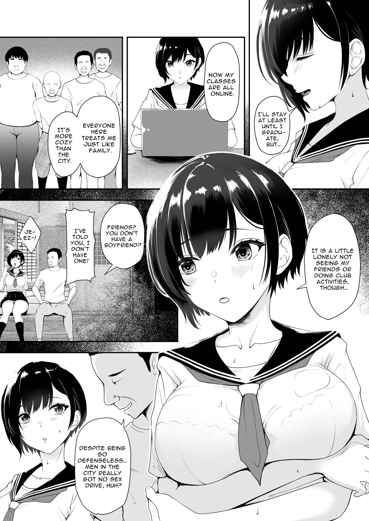 I'm the only girl in this village on the brink of population collapse - Genkai Shuuraku de Wakai Onna wa Watashi dake porn comic picture 8