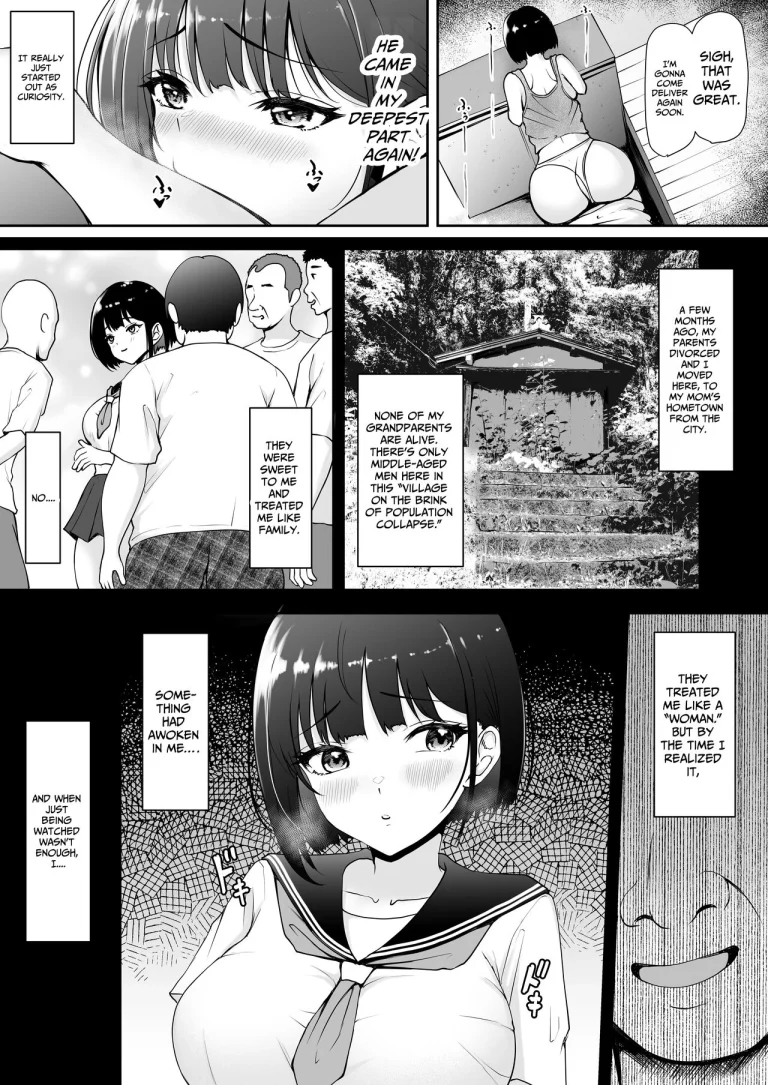 I'm the only girl in this village on the brink of population collapse... ~Village Cumbucket Arc~ | Genkai Shuuraku de Wakai Onna wa Watashi dake... ~Mura no Onaho Hen~ porn comic picture 8