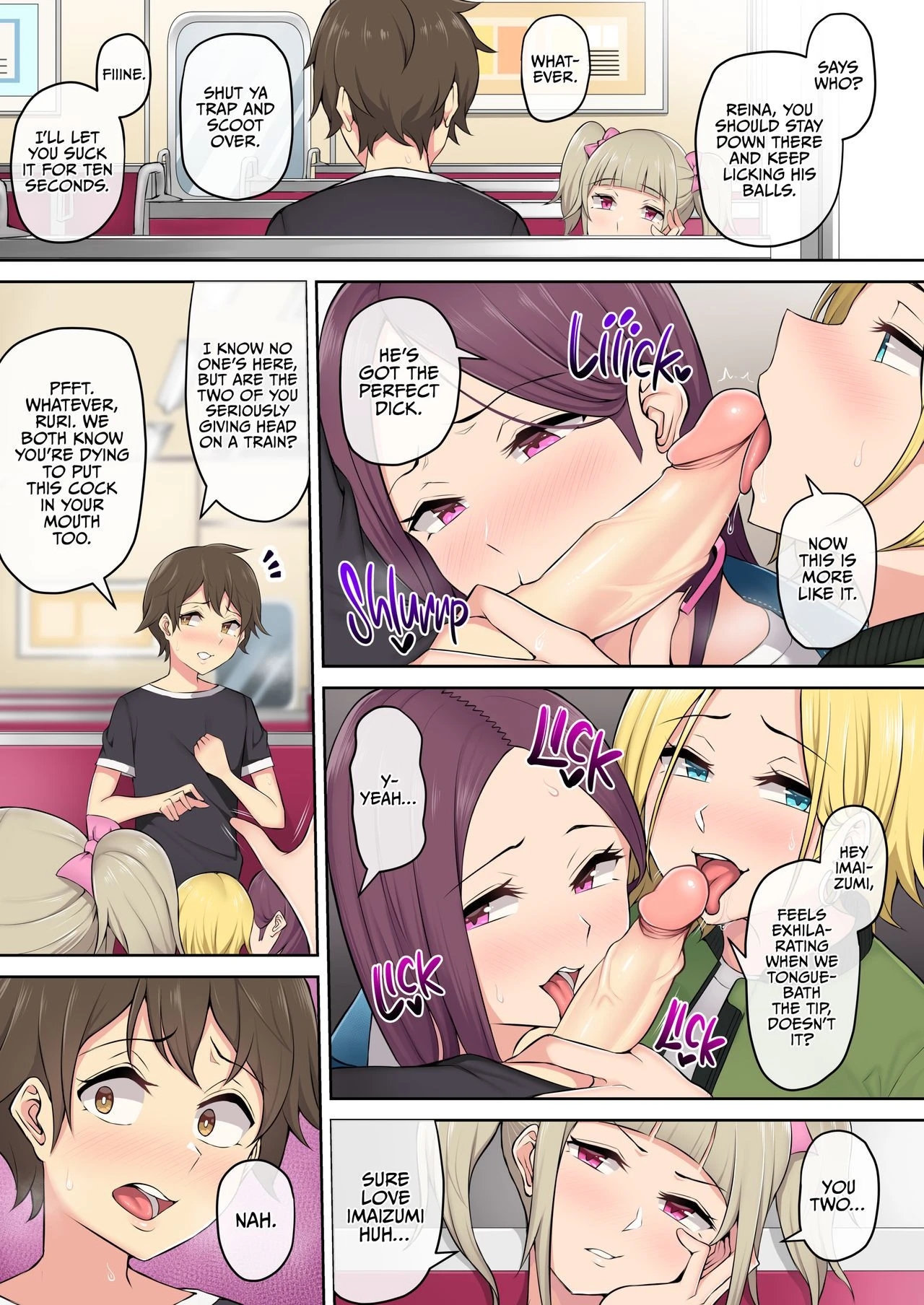 IMAIZUMI BRINGS ALL THE GYARUS TO HIS HOUSE 2 porn comic picture 12