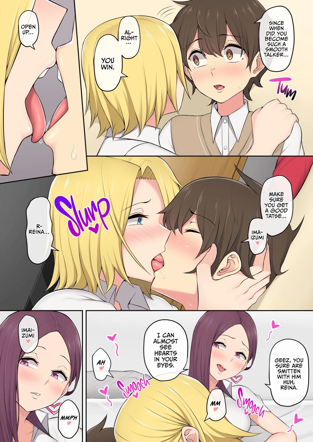 IMAIZUMI BRINGS ALL THE GYARUS TO HIS HOUSE 2 porn comic picture 5