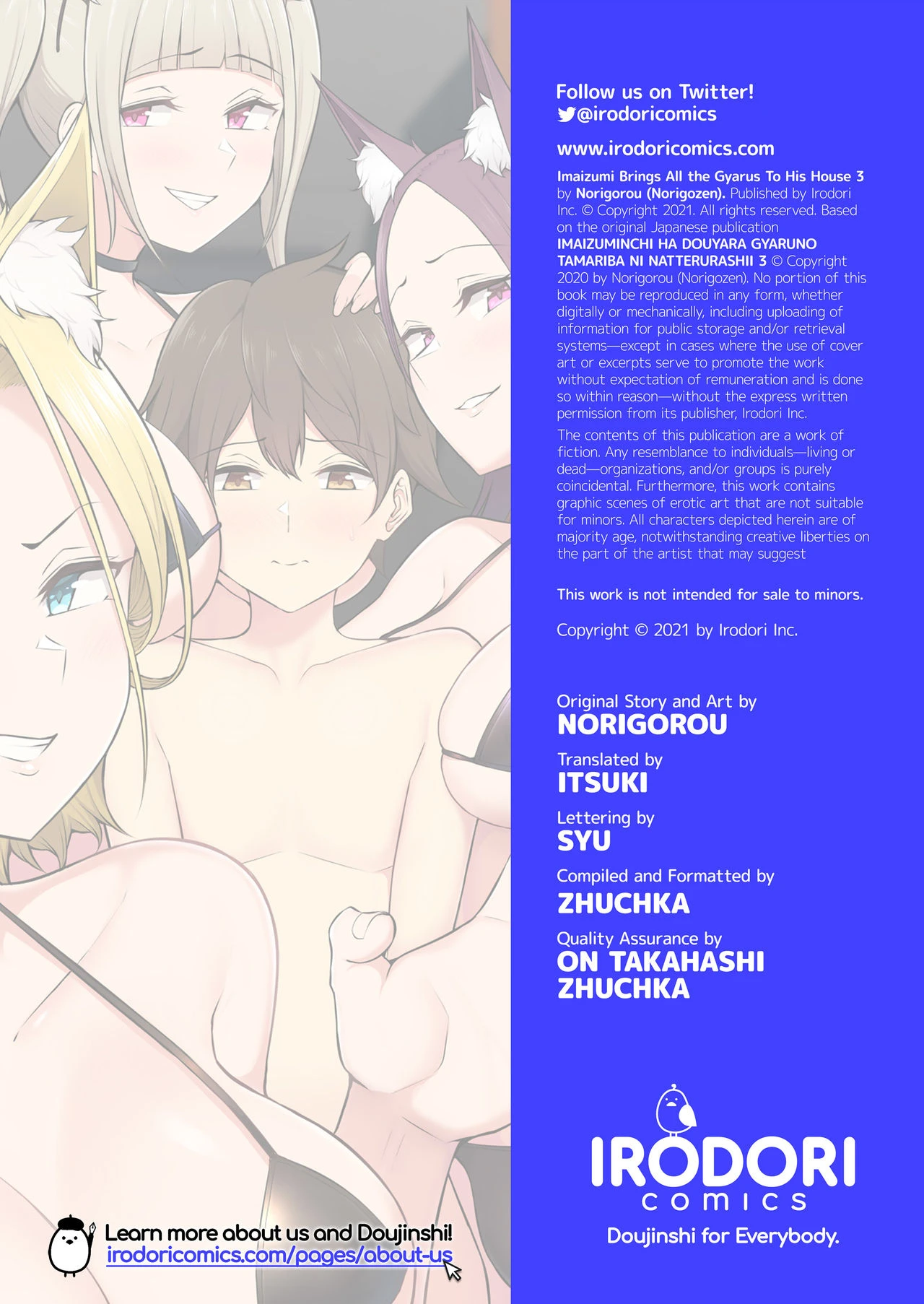 Imaizumi Brings all the Gyarus To His House 3 porn comic picture 74