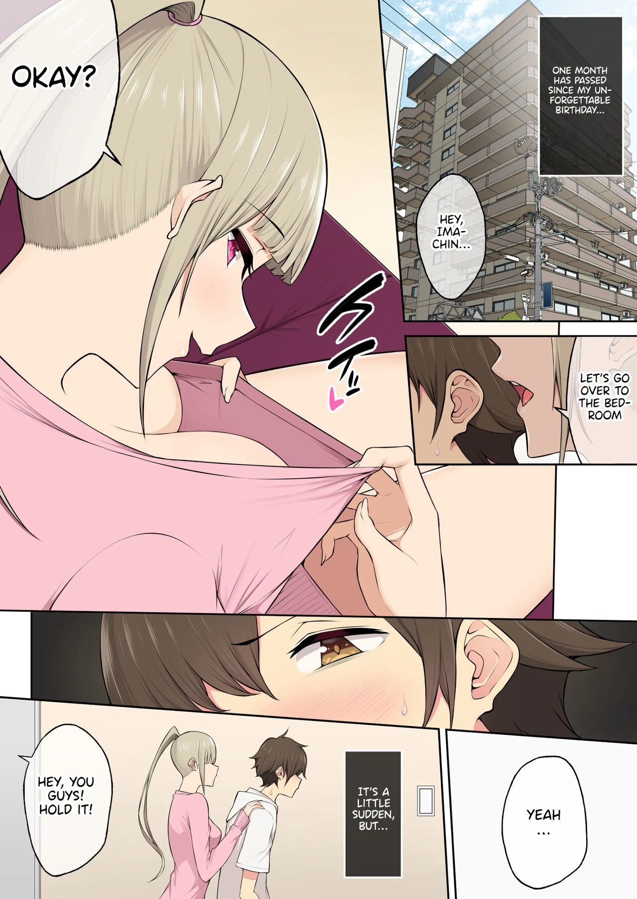 Imaizumi Brings all the Gyarus To His House 4 porn comic picture 2