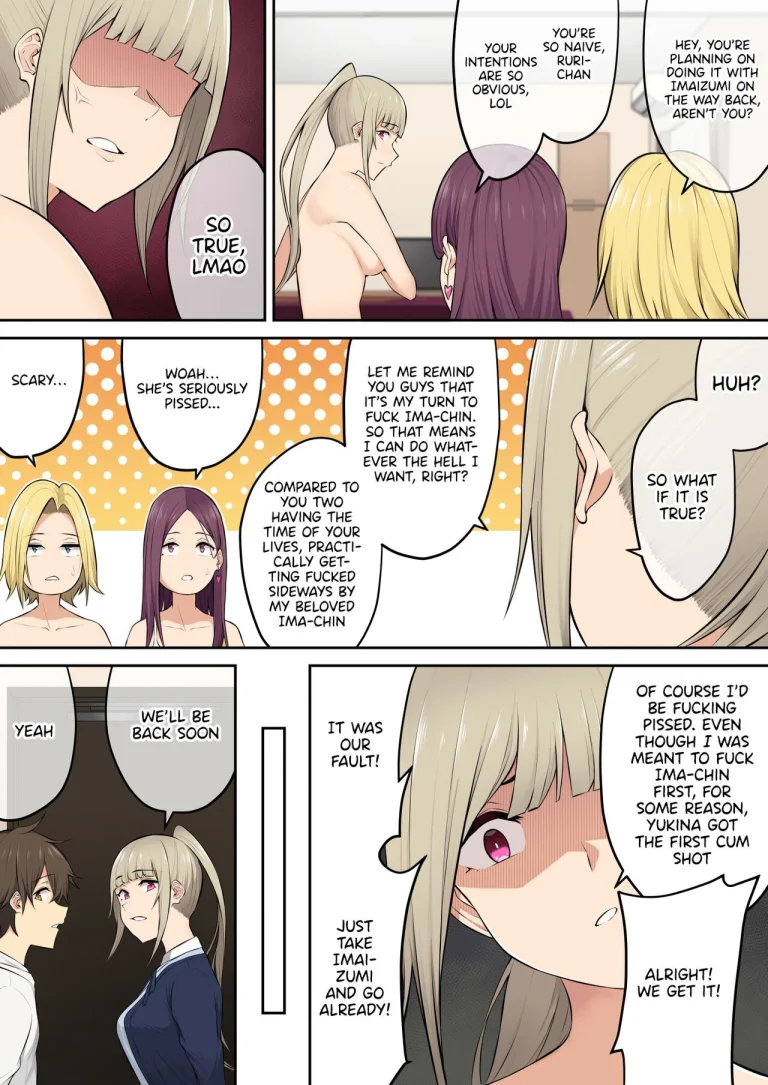 Imaizumi Brings all the Gyarus To His House 4 porn comic picture 26