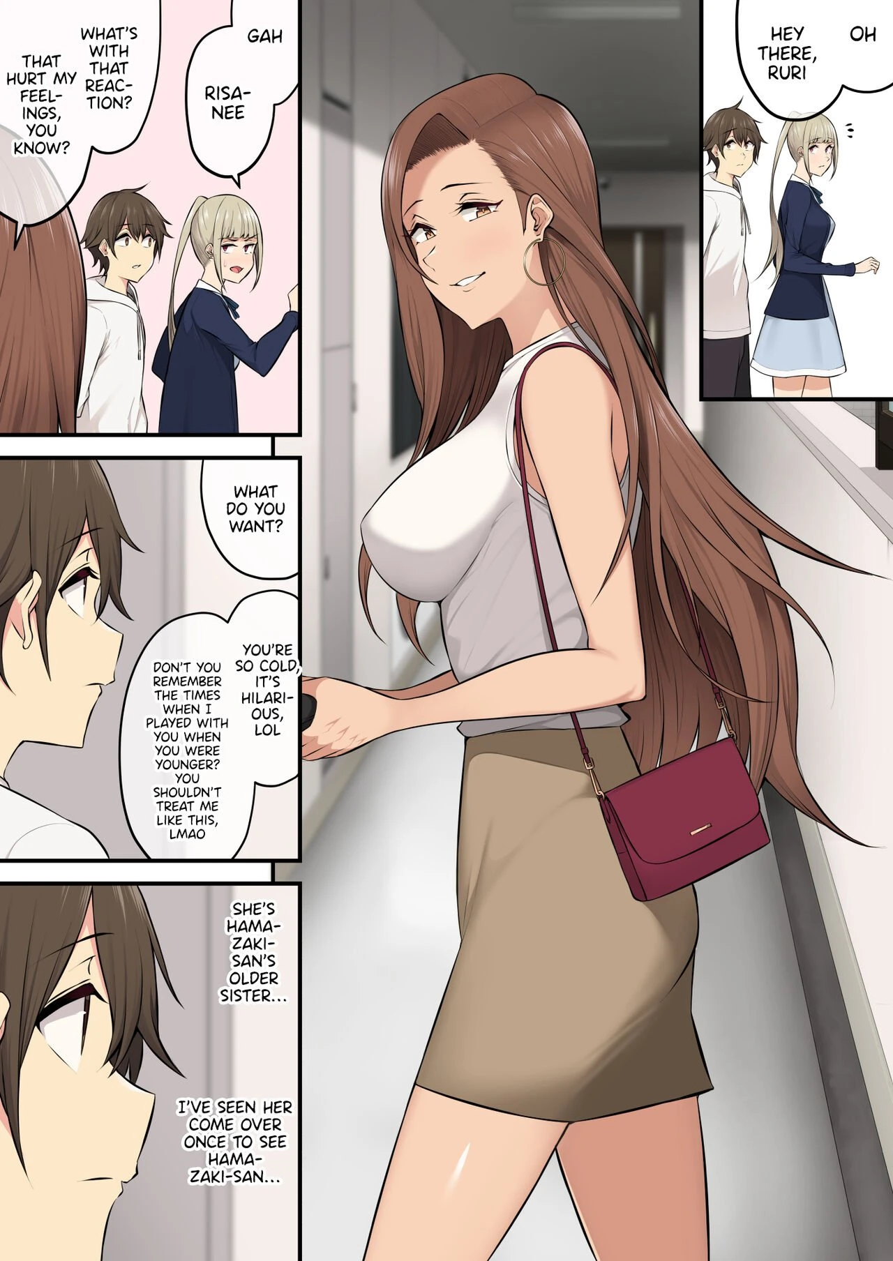 Imaizumi Brings all the Gyarus To His House 4 porn comic picture 27