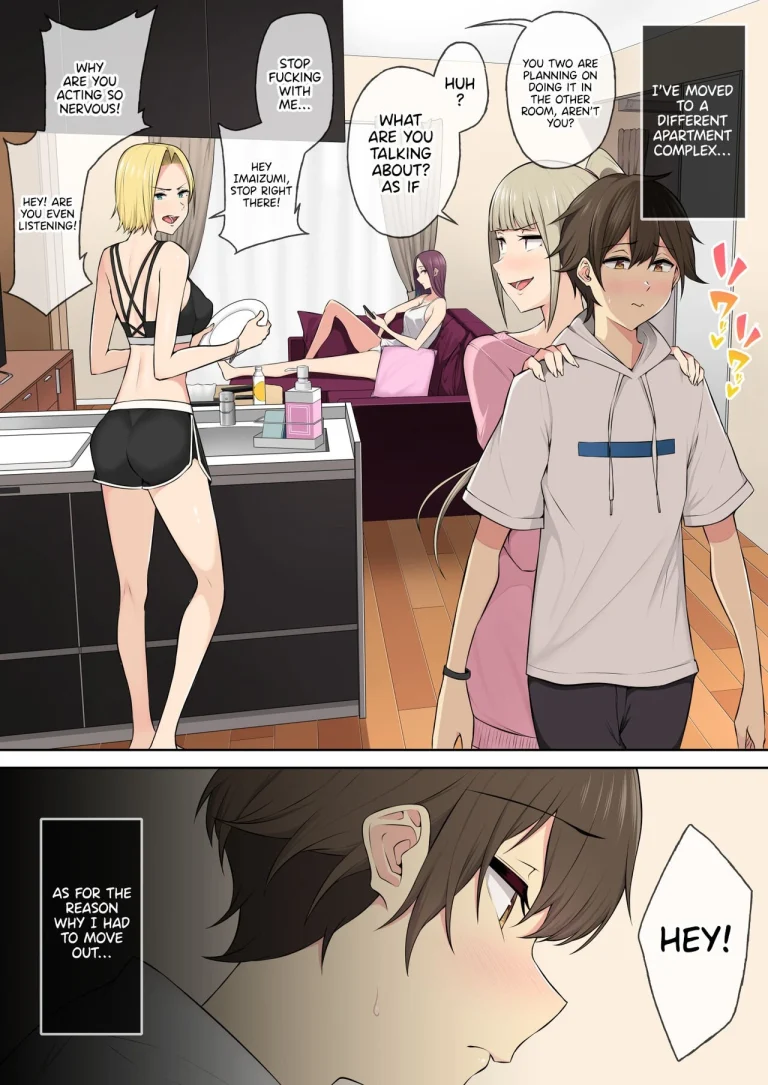 Imaizumi Brings all the Gyarus To His House 4 porn comic picture 3