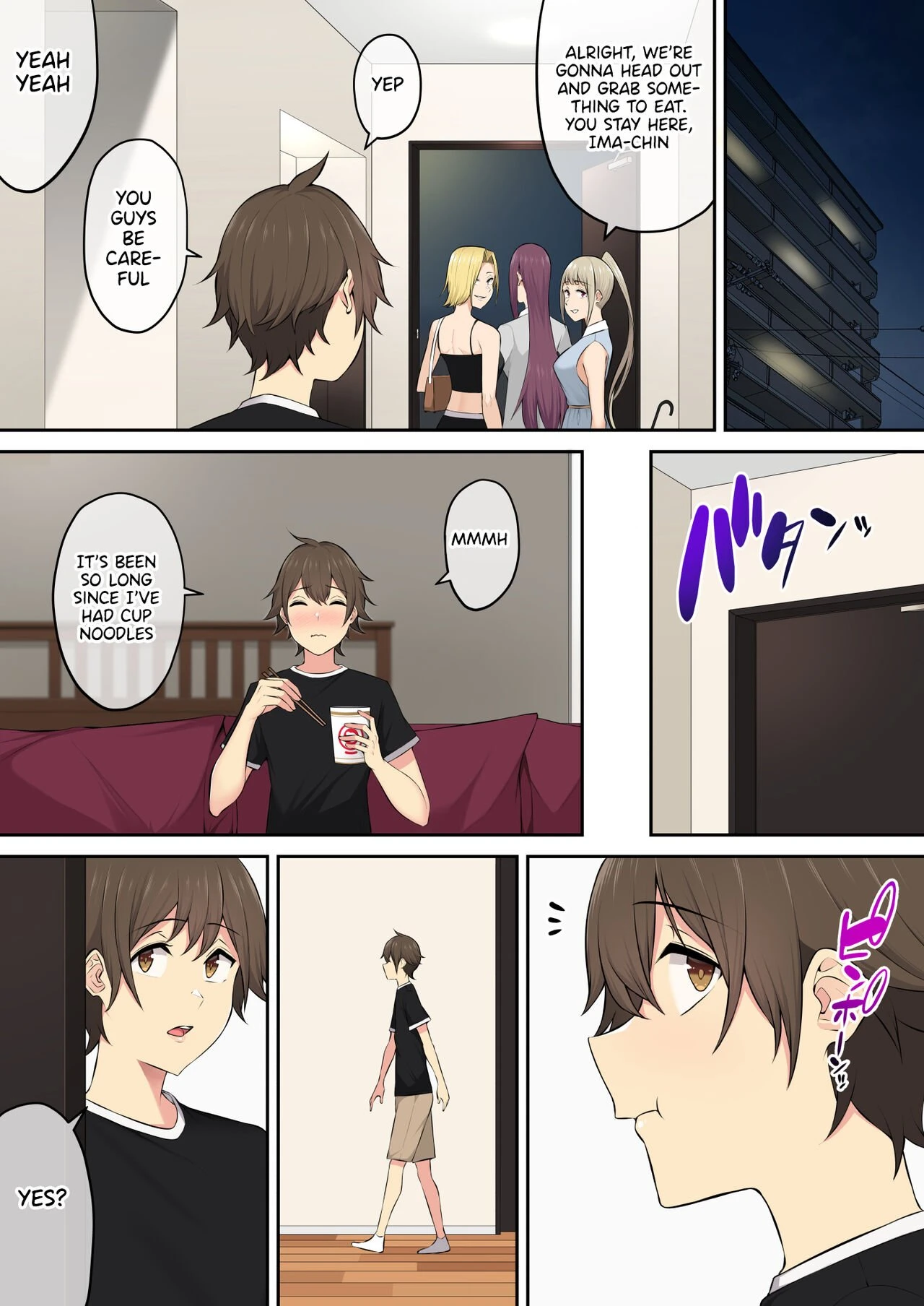 Imaizumi Brings all the Gyarus To His House 4 porn comic picture 42