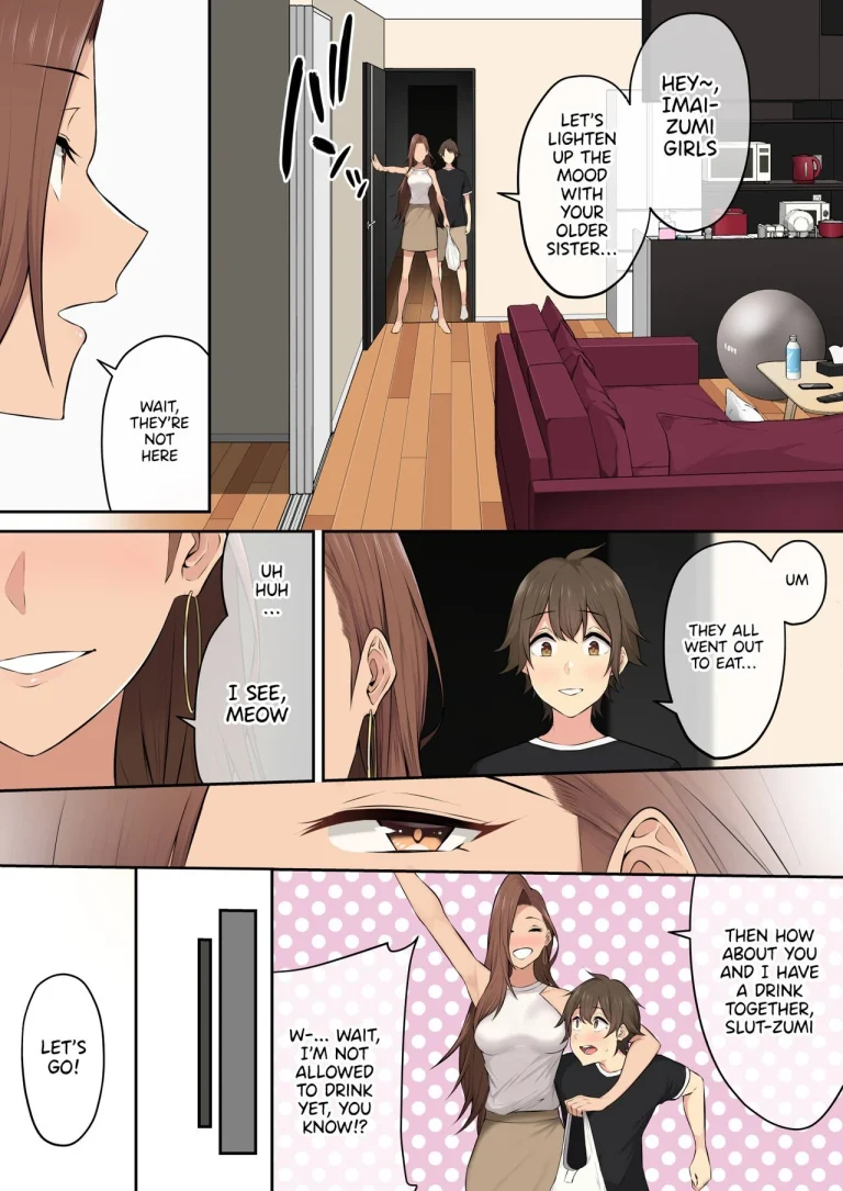 Imaizumi Brings all the Gyarus To His House 4 porn comic picture 44