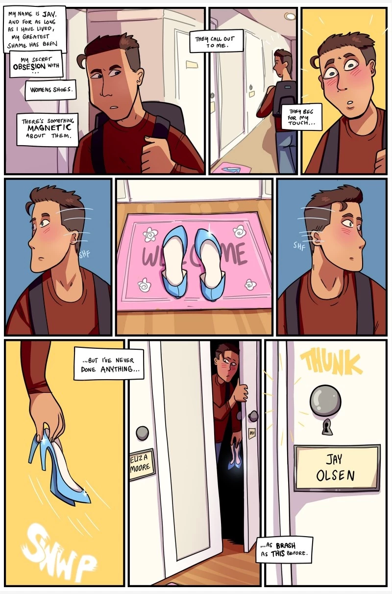 IN HER SHOES porn comic picture 2