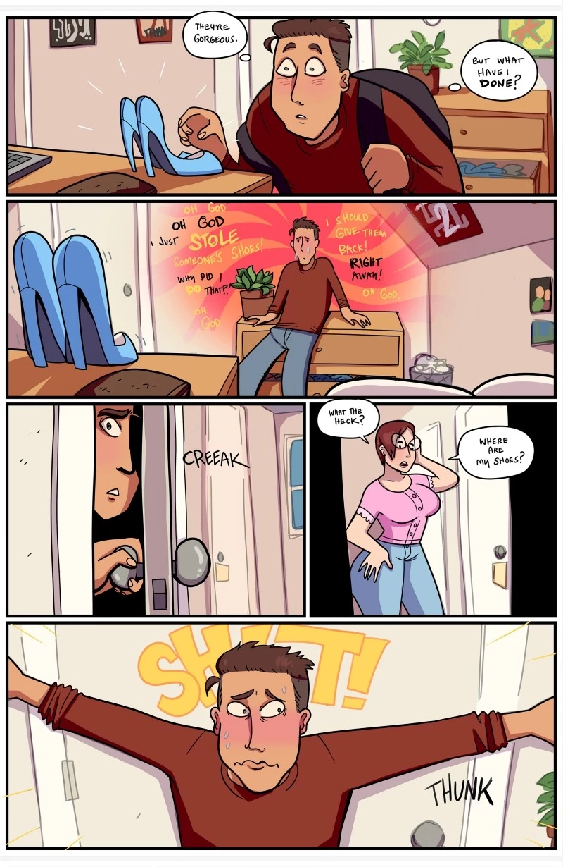 IN HER SHOES porn comic picture 3