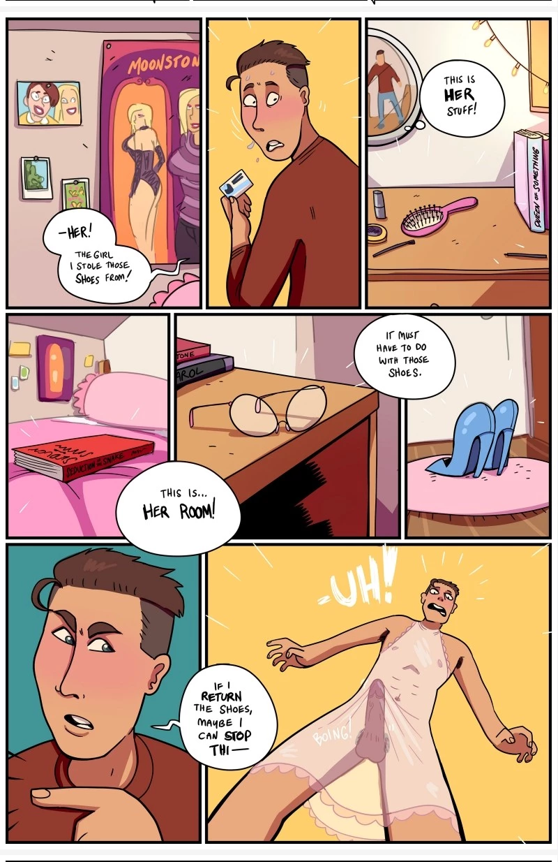 IN HER SHOES porn comic picture 7