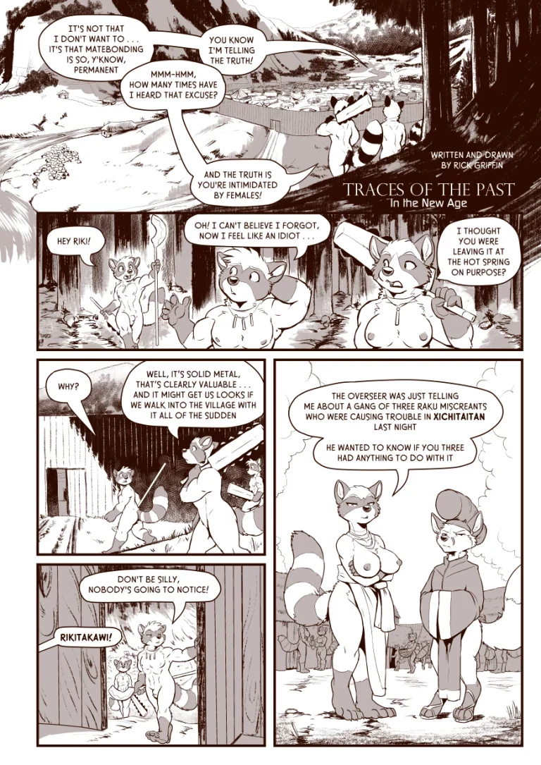 In the New Age: Traces of the Past porn comic picture 1