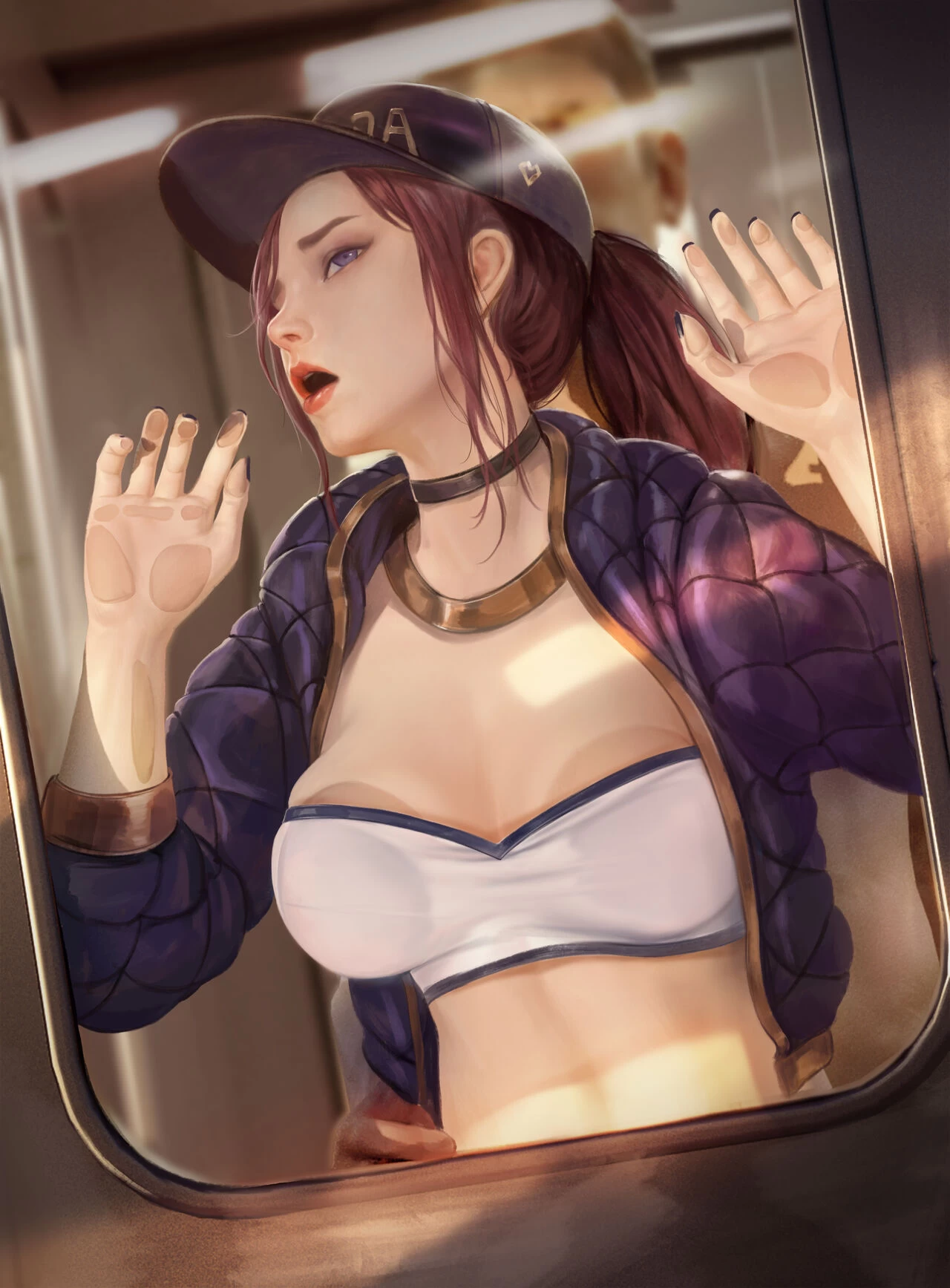 In the subway - KDA Akali porn comic picture 104