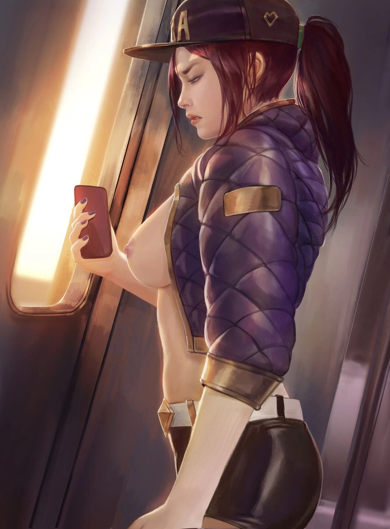 In the subway - KDA Akali porn comic picture 107