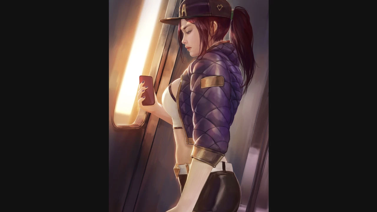 In the subway - KDA Akali porn comic picture 12