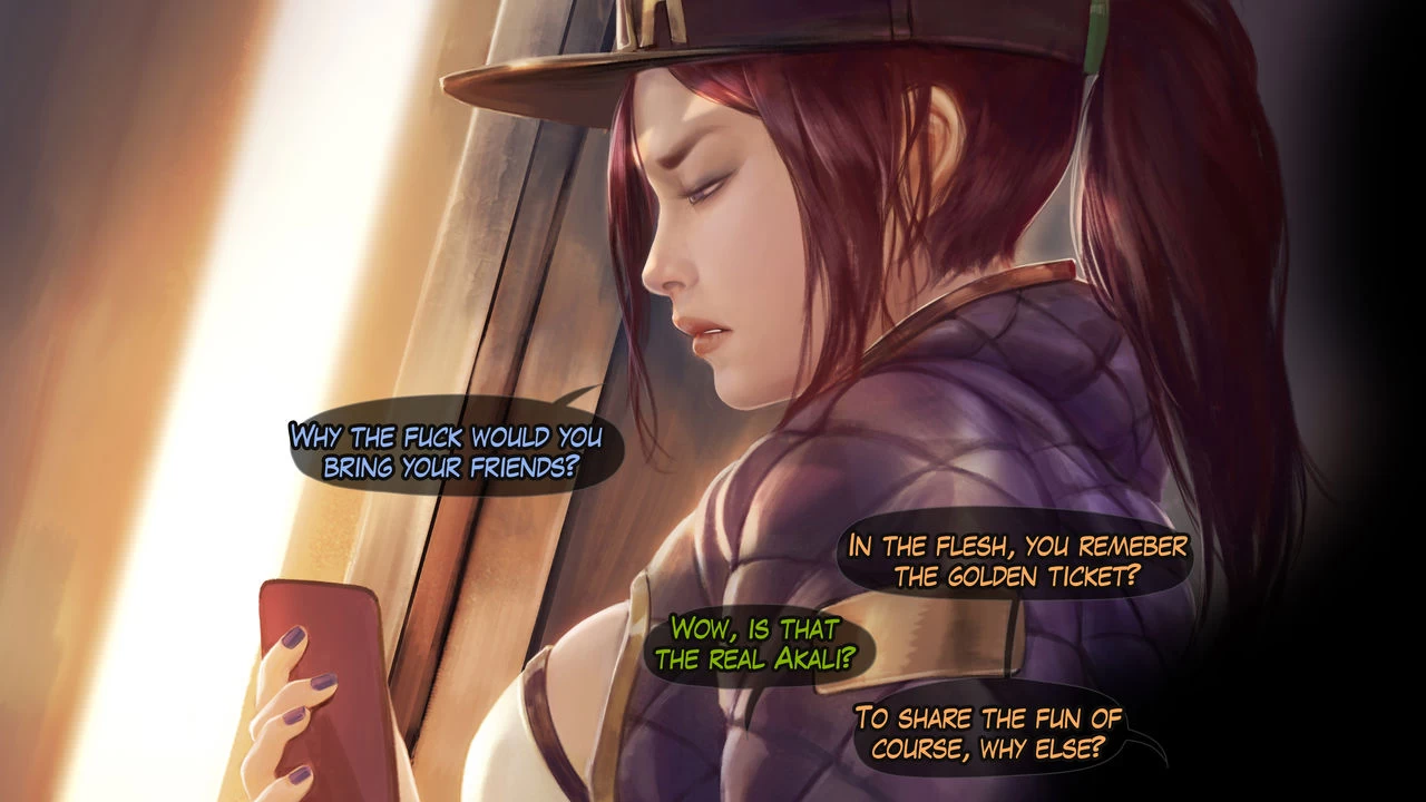 In the subway - KDA Akali porn comic picture 19