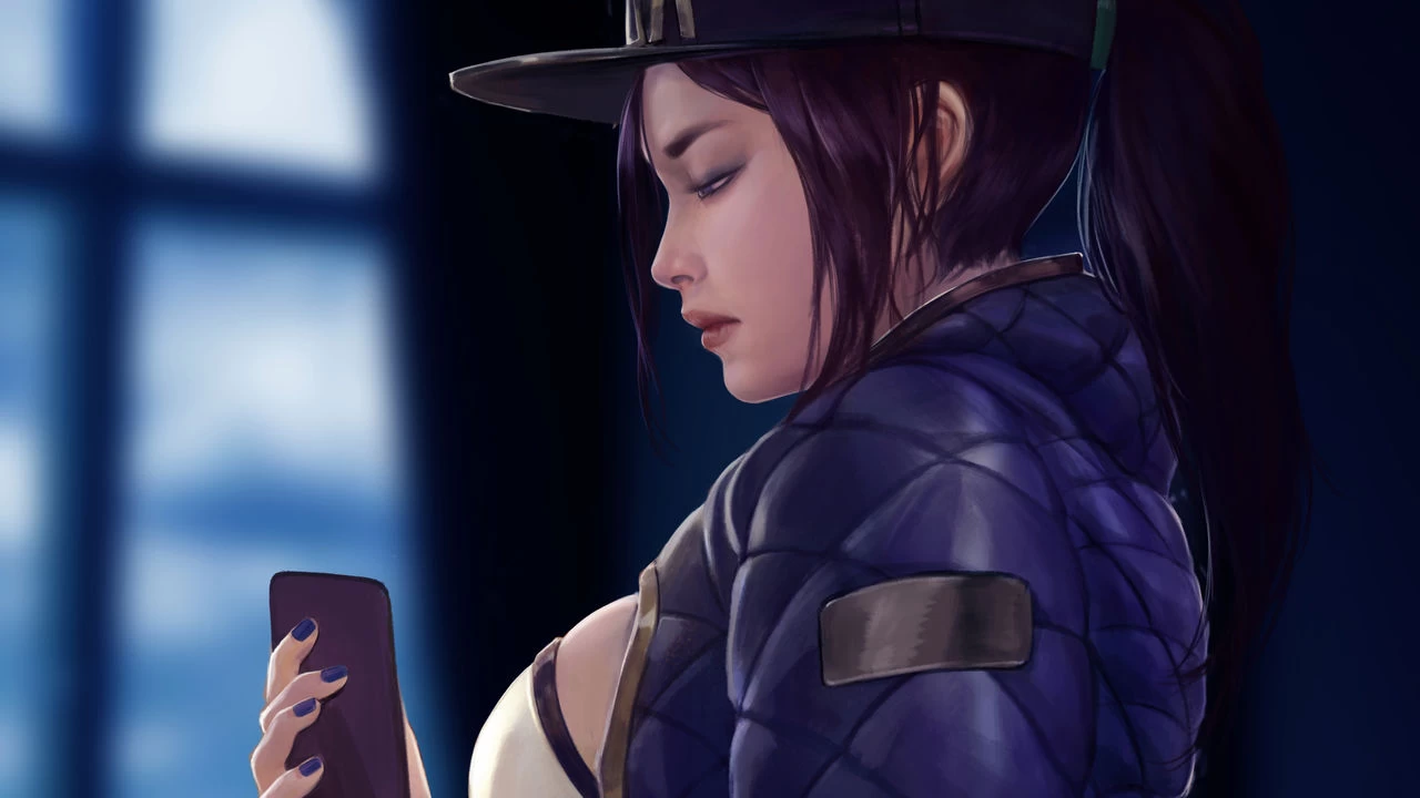 In the subway - KDA Akali porn comic picture 2