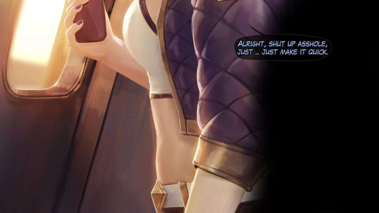 In the subway - KDA Akali porn comic picture 21