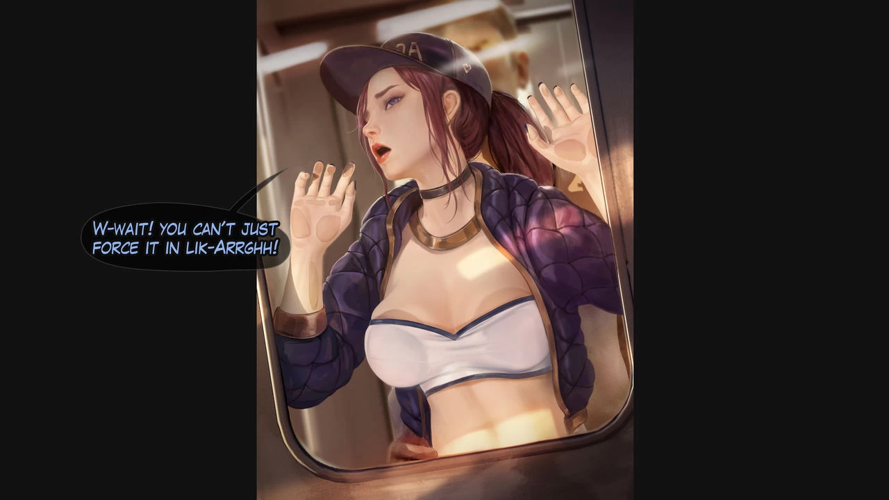 In the subway - KDA Akali porn comic picture 24