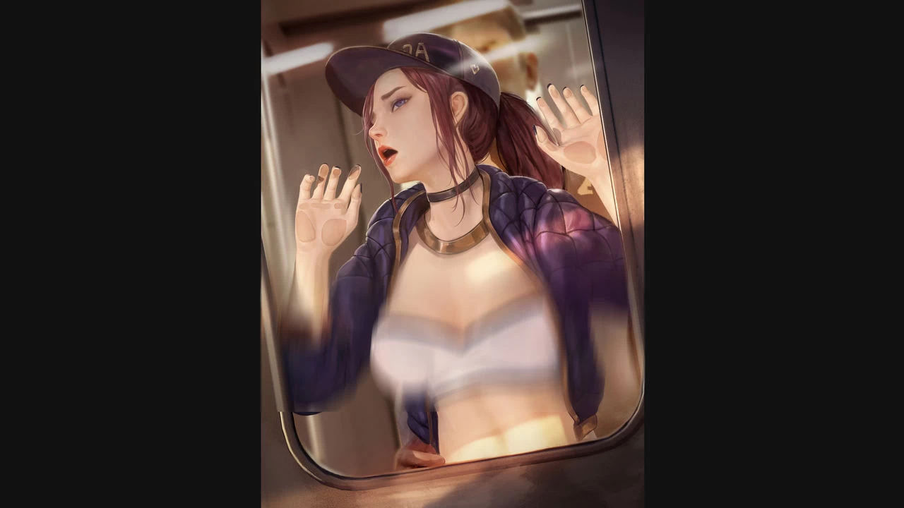 In the subway - KDA Akali porn comic picture 25