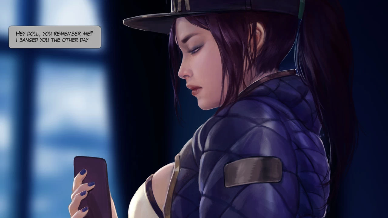 In the subway - KDA Akali porn comic picture 3