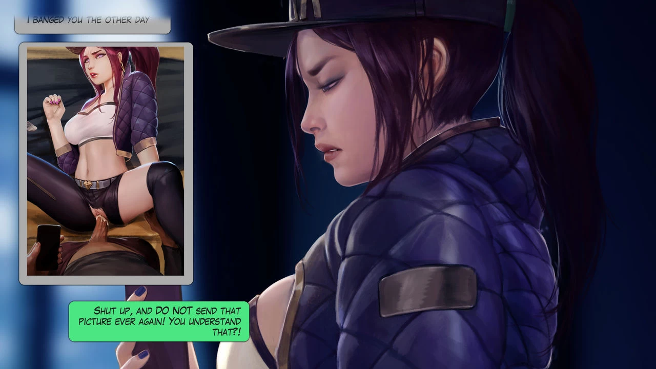 In the subway - KDA Akali porn comic picture 5