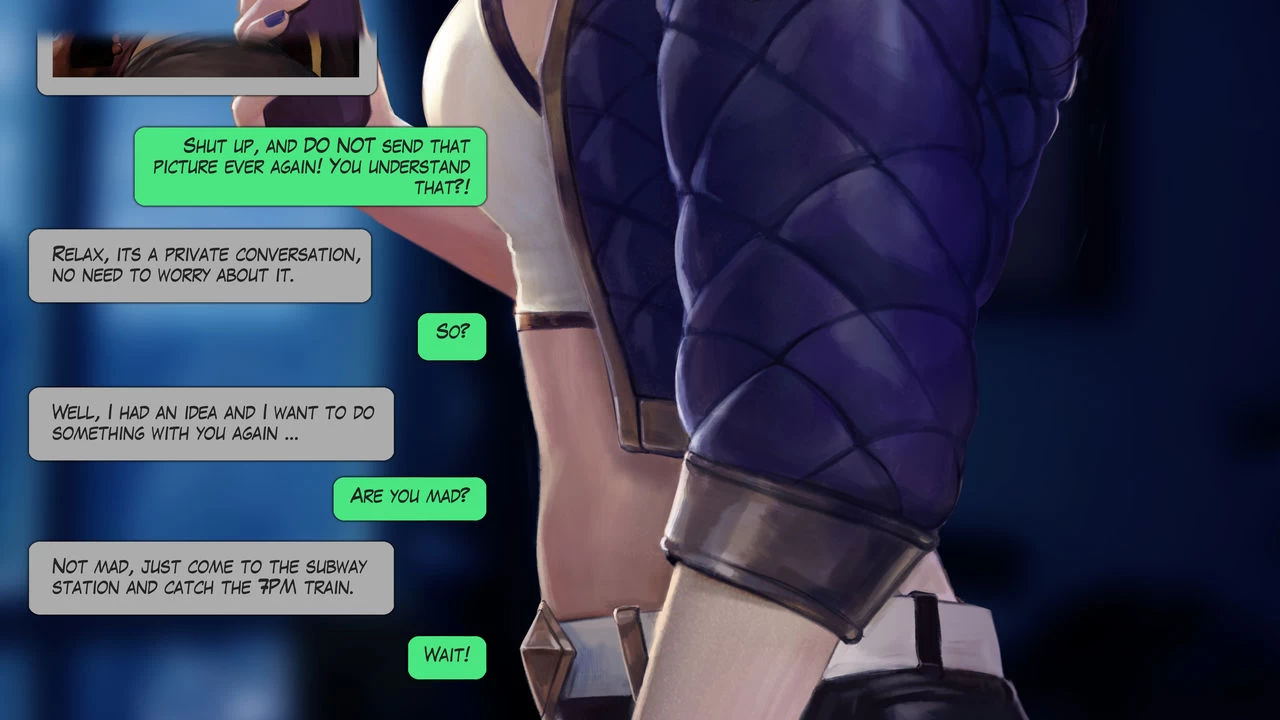 In the subway - KDA Akali porn comic picture 7