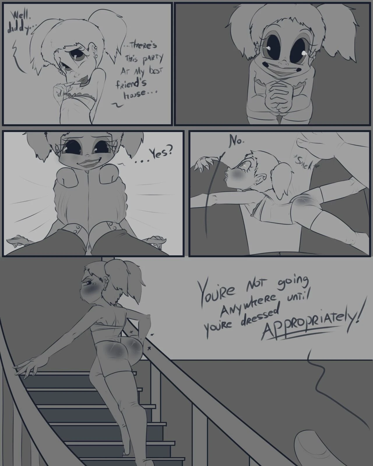 Inappropriately Dressed porn comic picture 2