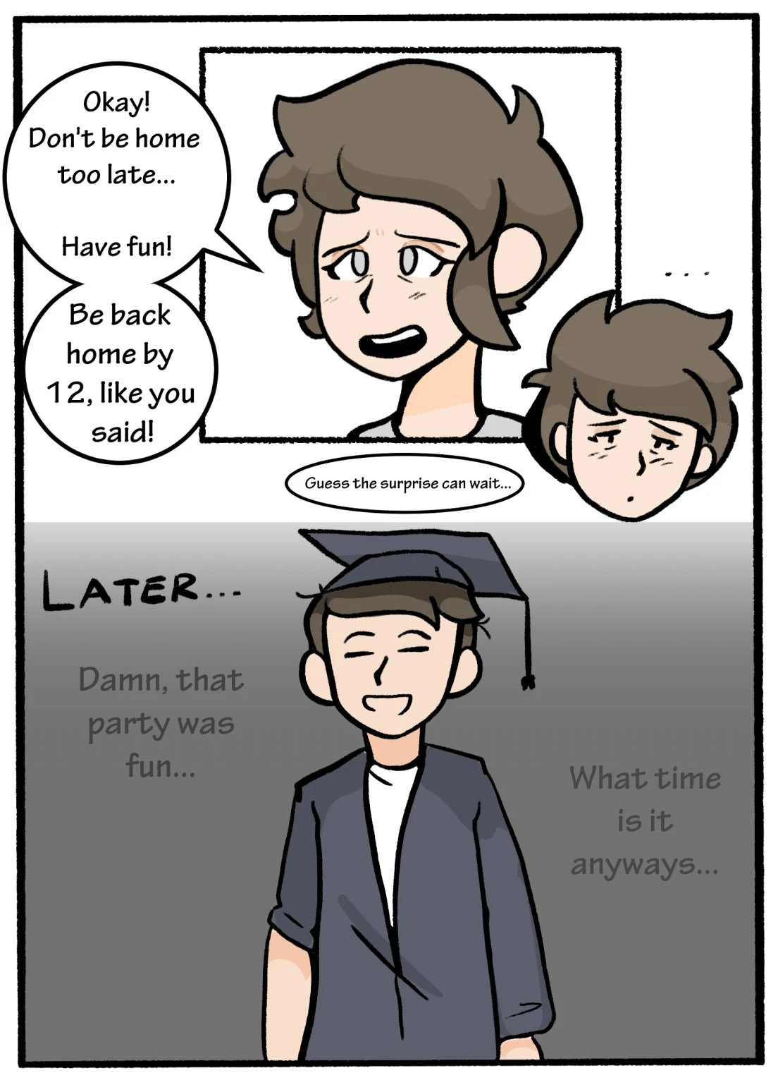 Incest Graduation Day porn comic picture 3