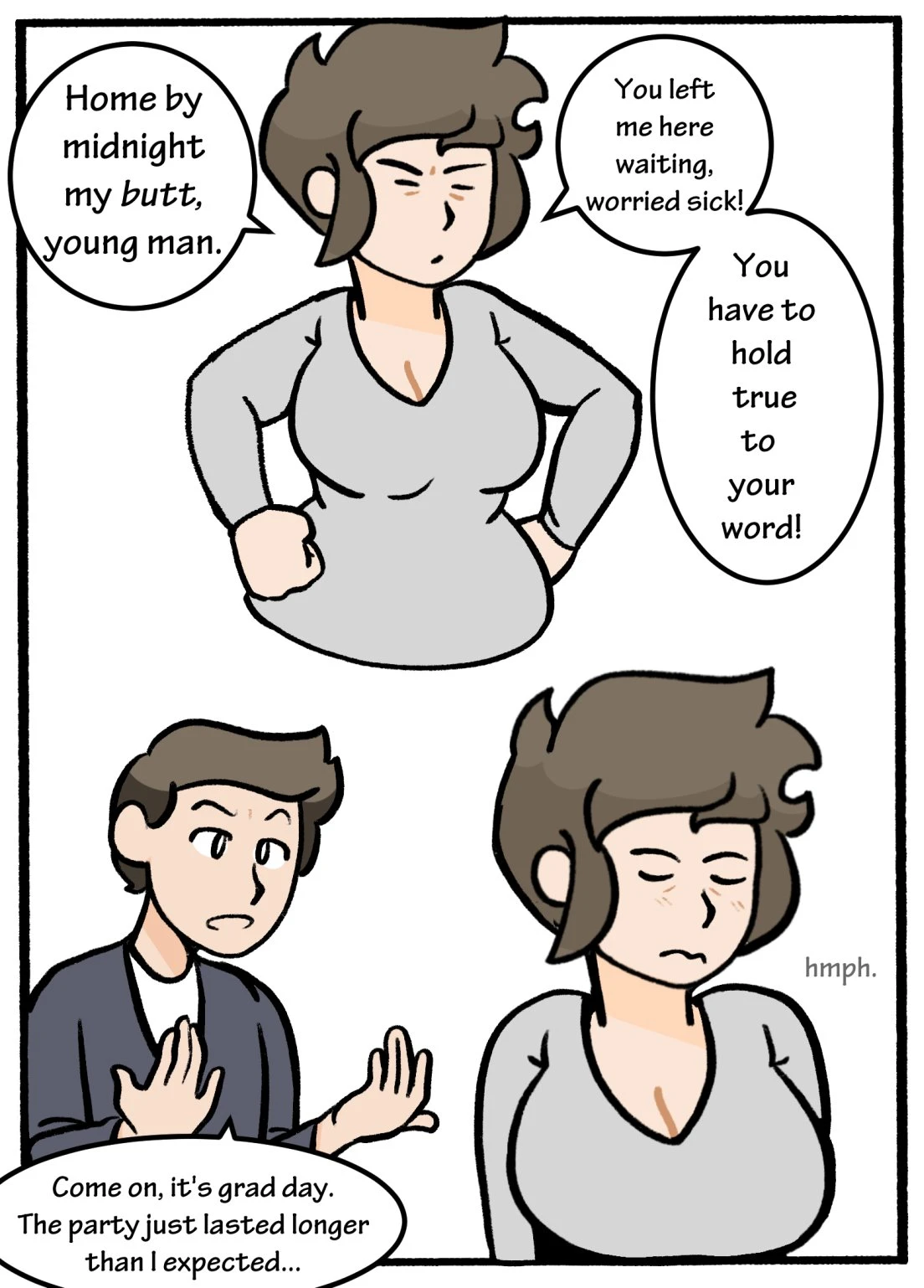 Incest Graduation Day porn comic picture 5