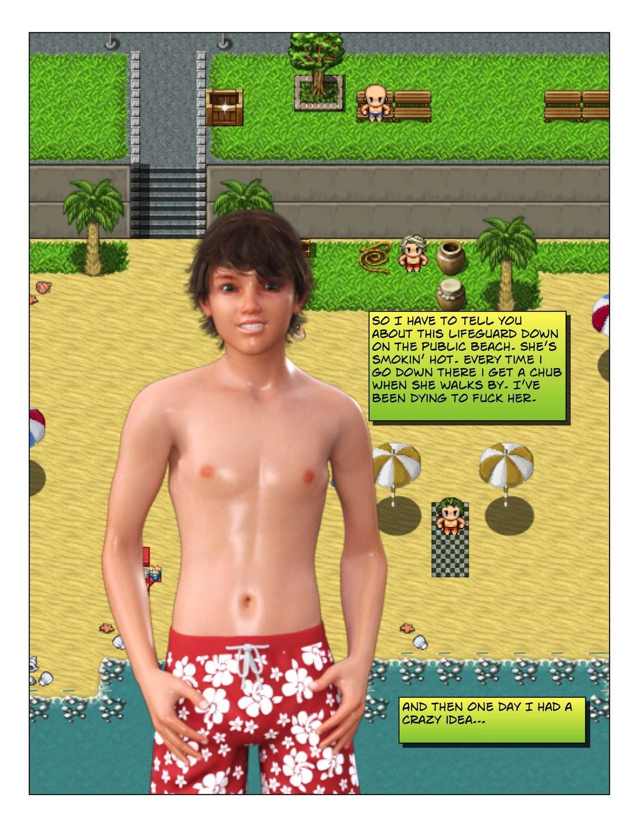 Incest Story - Part 5: Lifeguard porn comic picture 2
