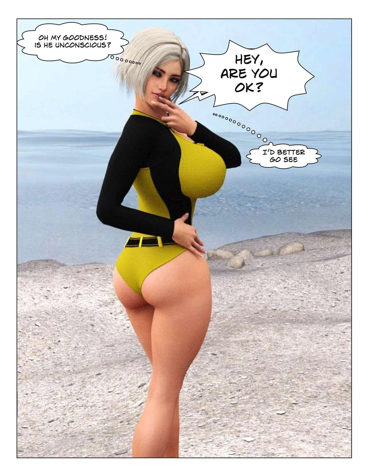 Incest Story - Part 5: Lifeguard porn comic picture 3