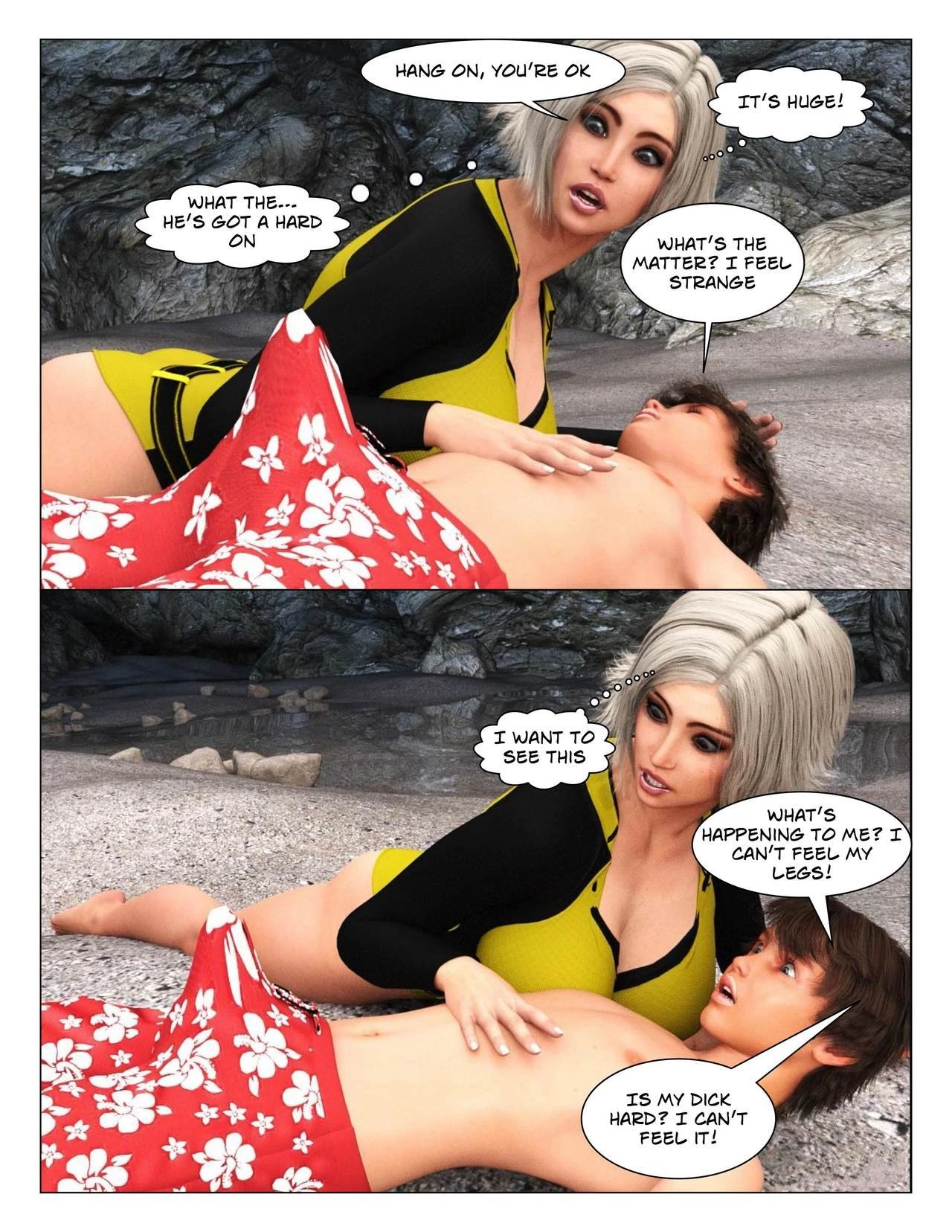 Incest Story - Part 5: Lifeguard porn comic picture 7