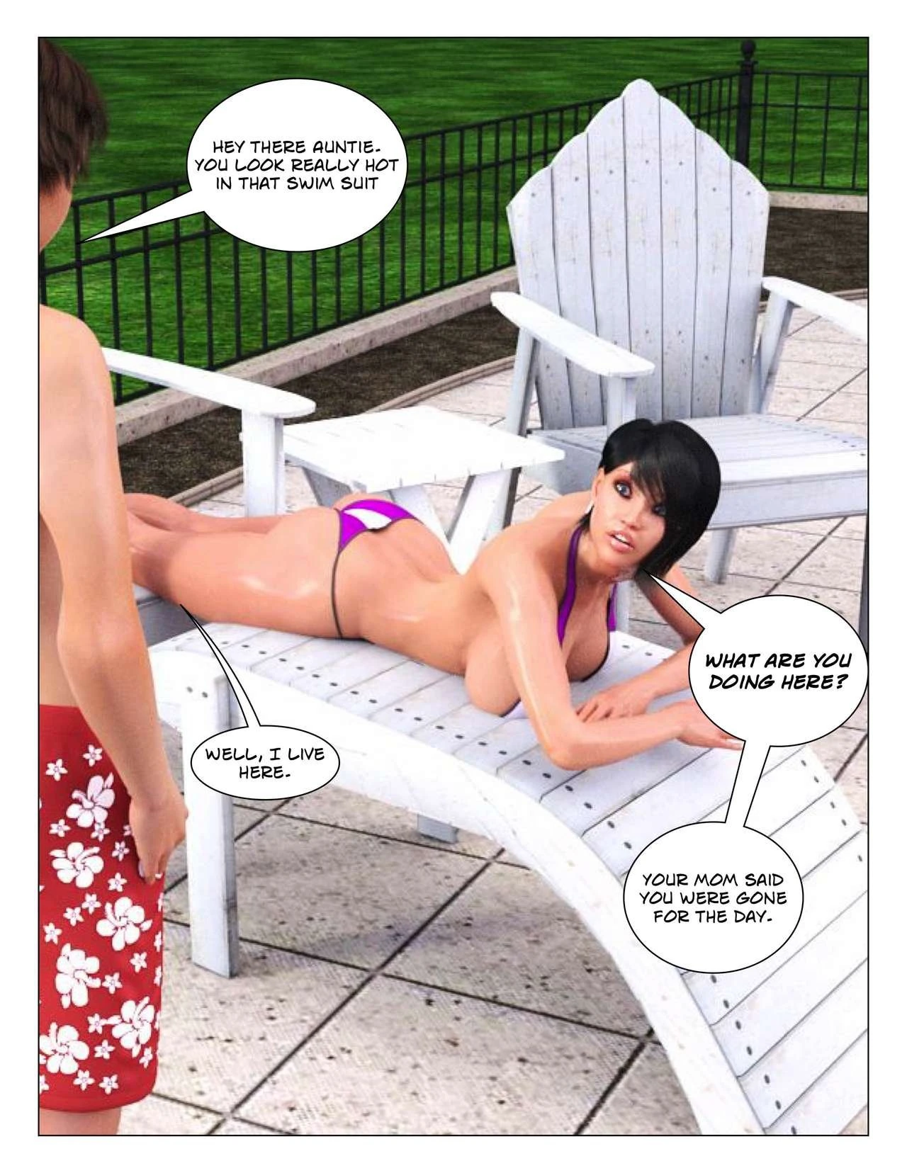 Incest Story - Part 7: Auntie porn comic picture 11