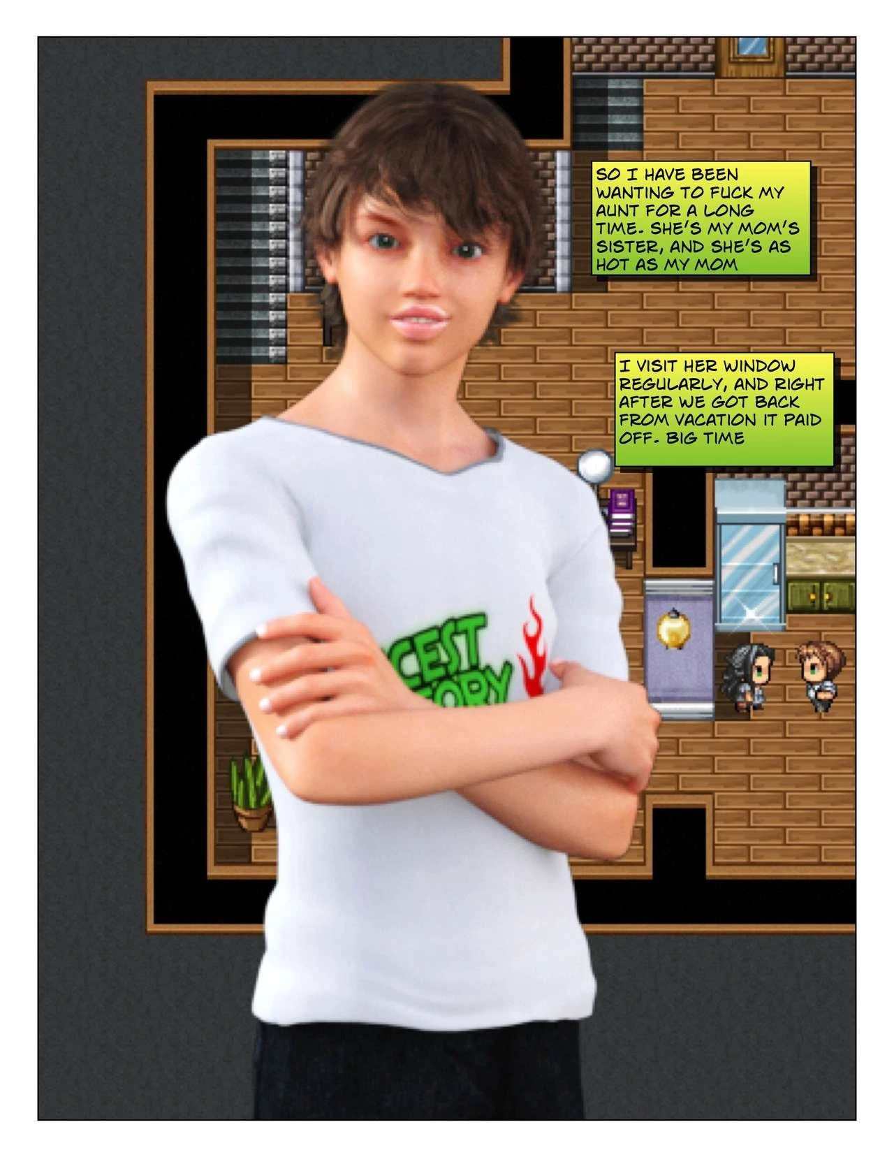 Incest Story - Part 7: Auntie porn comic picture 2