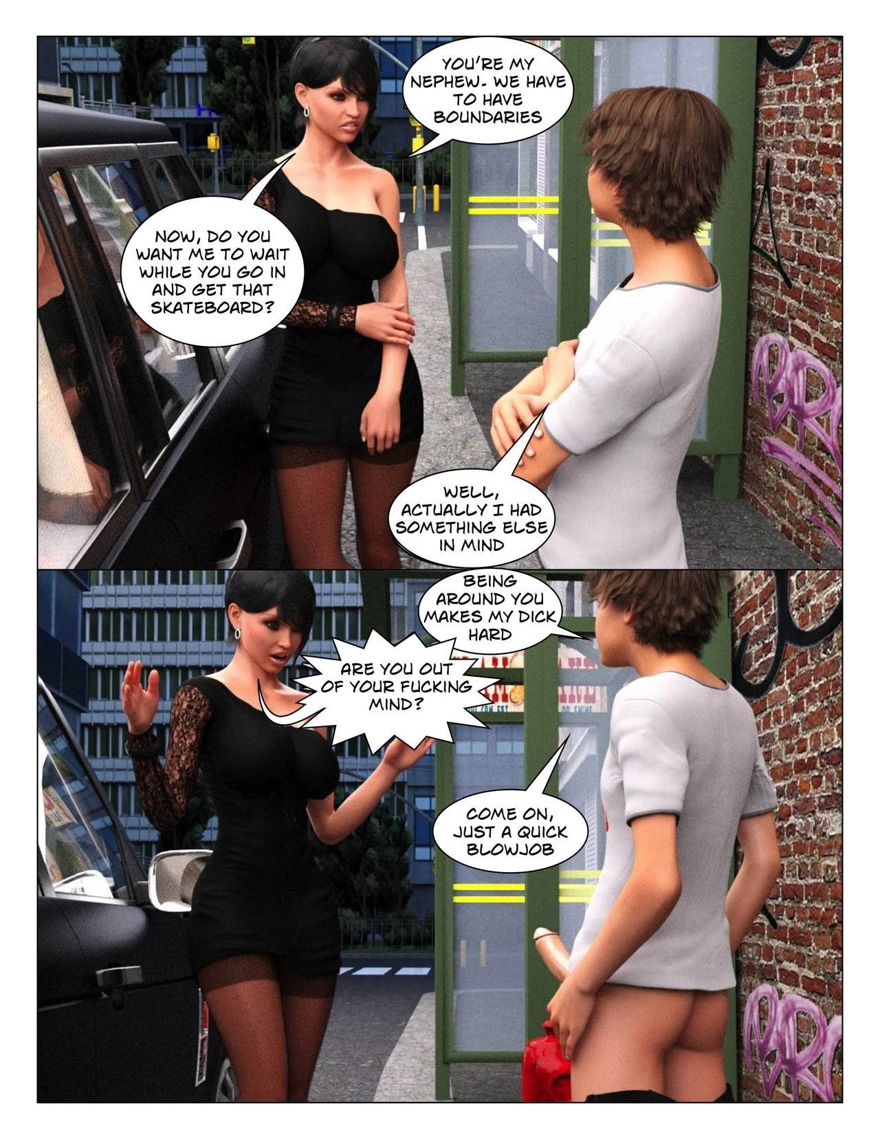 Incest Story - Part 7: Auntie porn comic picture 52