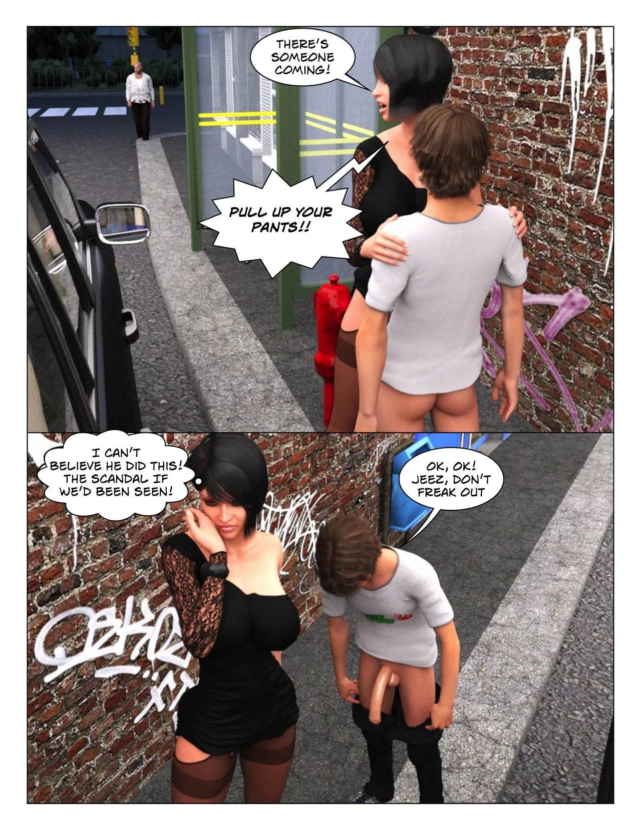 Incest Story - Part 7: Auntie porn comic picture 53