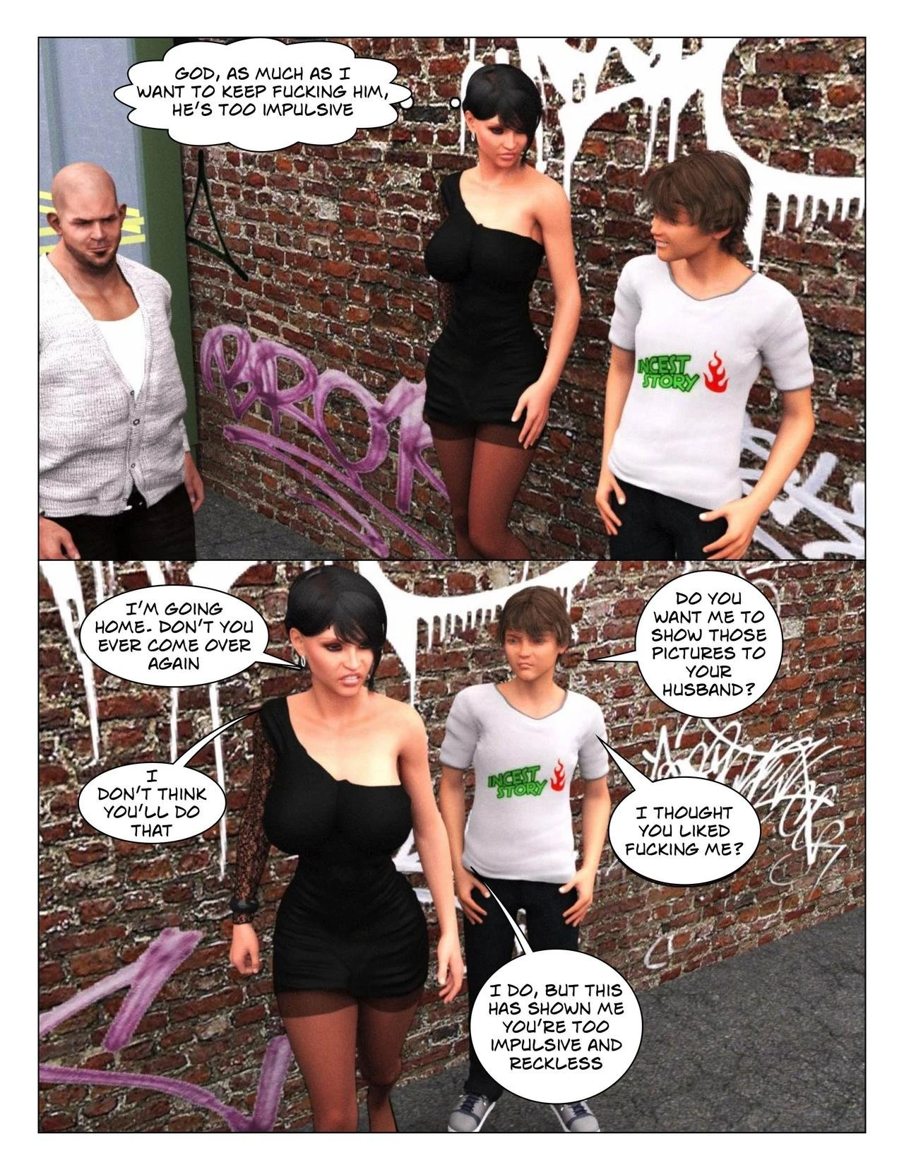 Incest Story - Part 7: Auntie porn comic picture 54