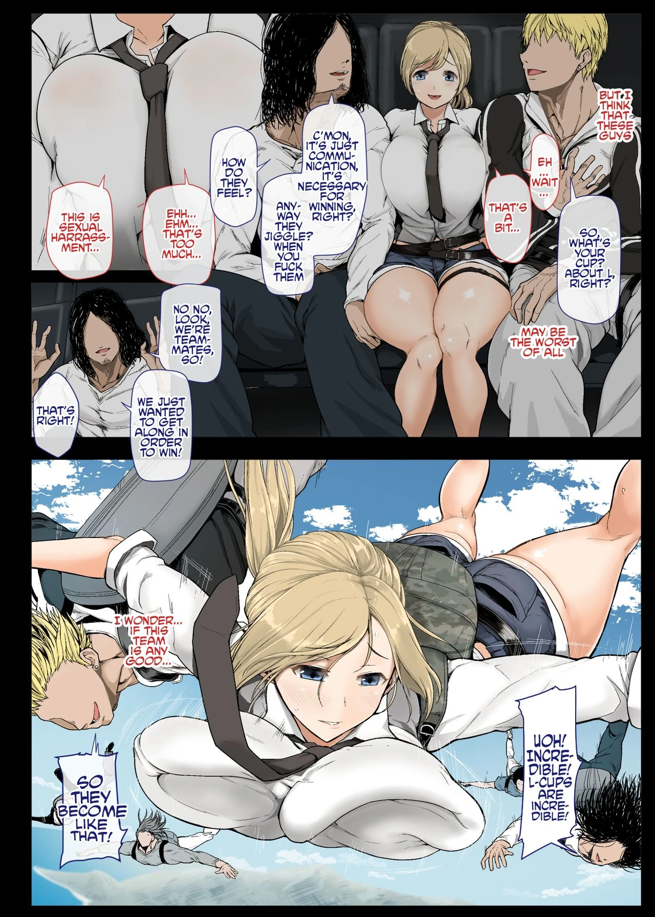 Indecent Win With A Female College Student porn comic picture 6