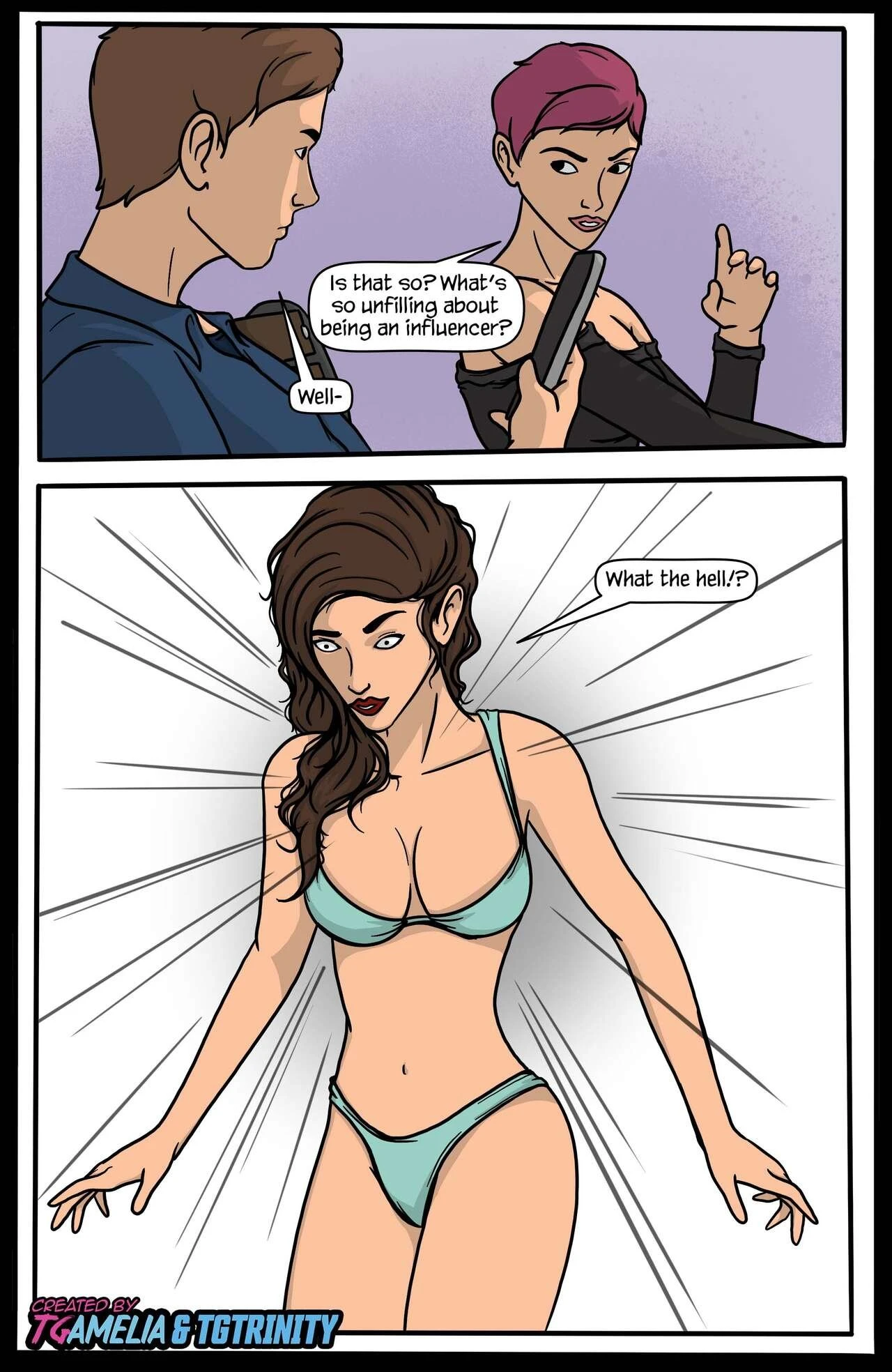 Influencer porn comic picture 3