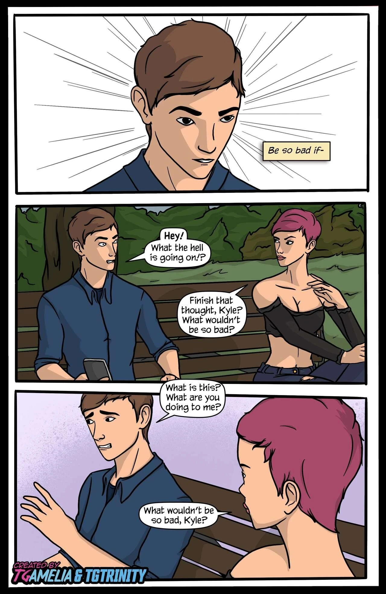 Influencer porn comic picture 7