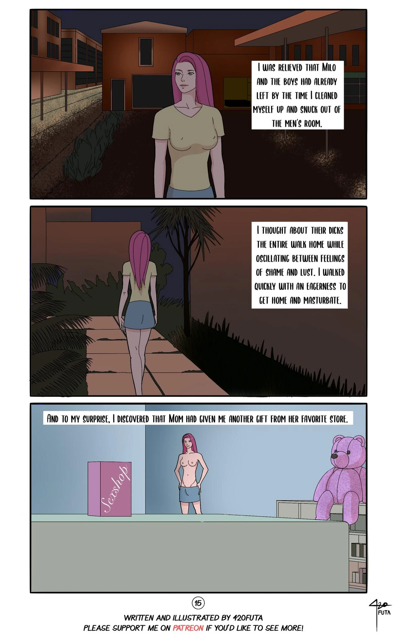 Innocent Futa's Sexual Awakening Ch. 2 porn comic picture 15