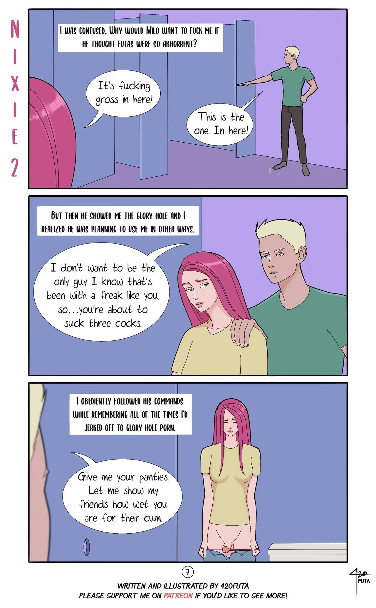 Innocent Futa's Sexual Awakening Ch. 2 porn comic picture 7