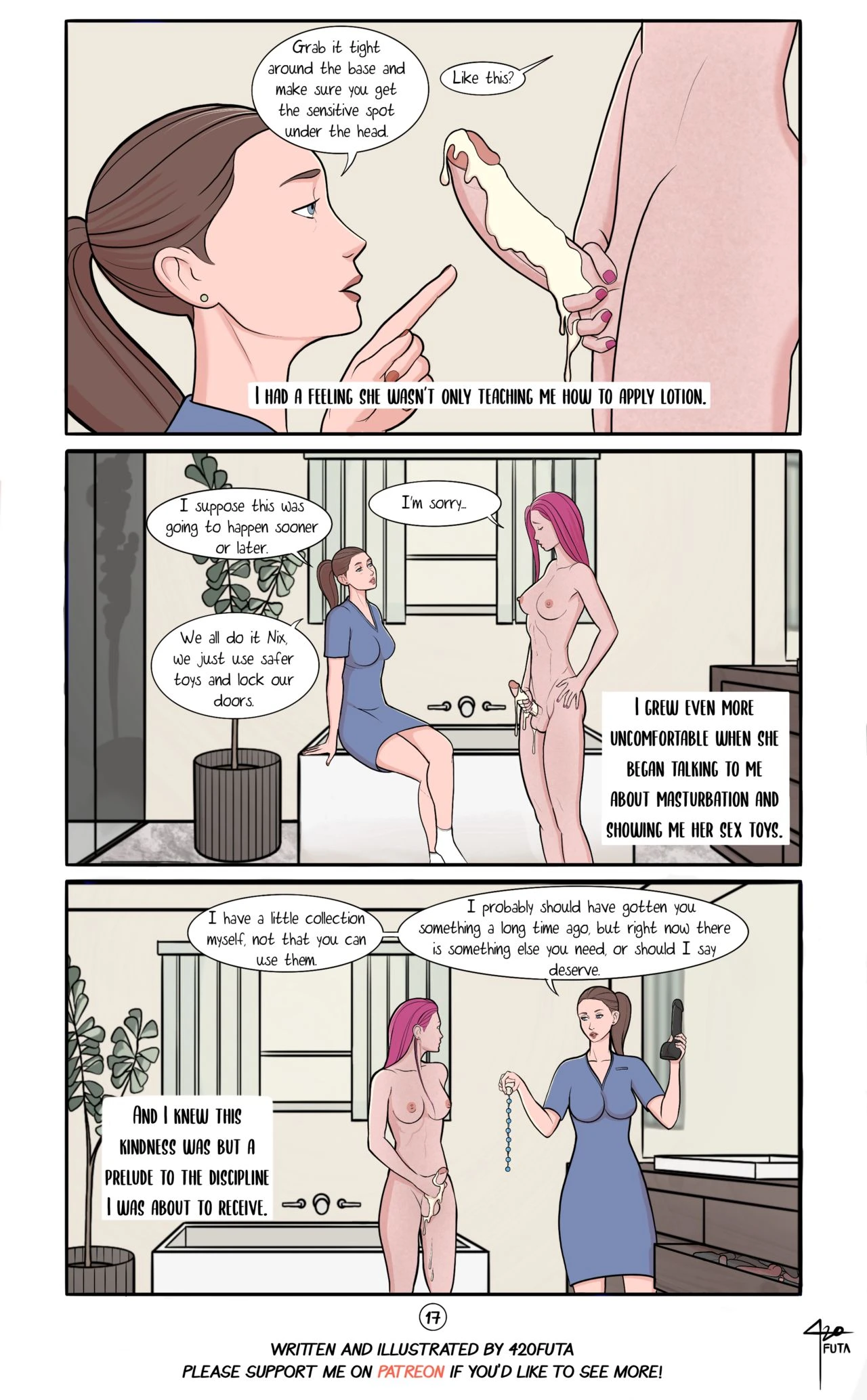 Innocent Futa's Sexual Awakening porn comic picture 17