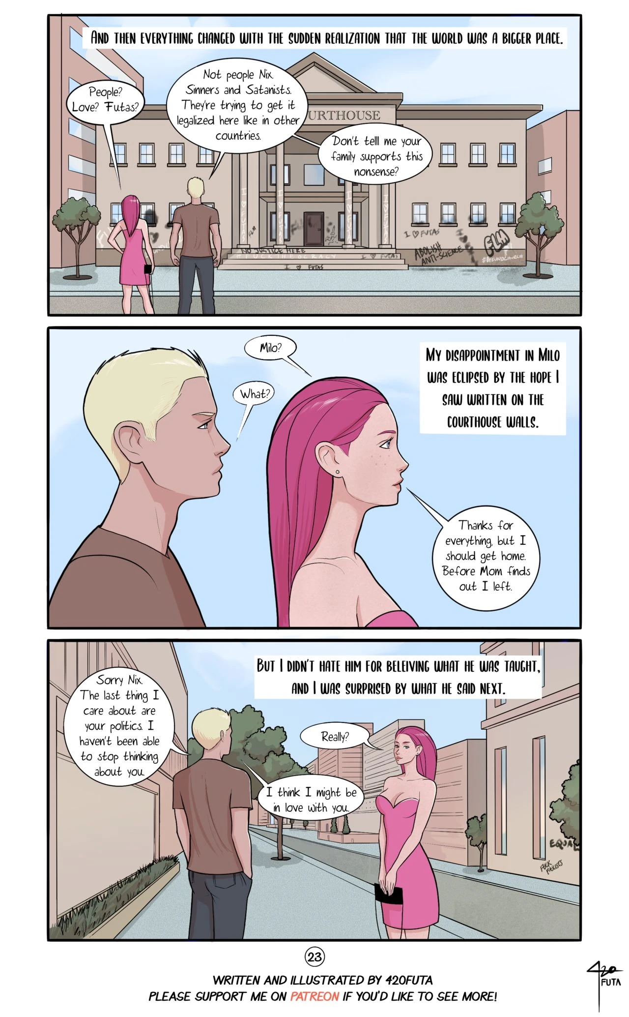 Innocent Futa's Sexual Awakening porn comic picture 23