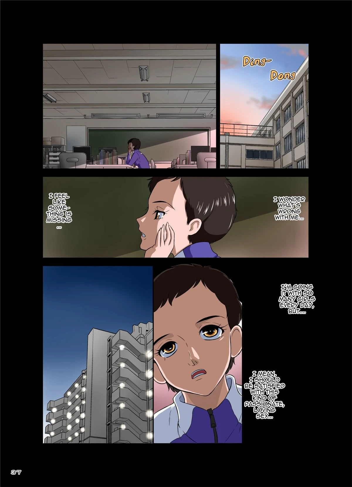 Instructor of Junior Class B and Hung Like a Horse, Futanari Gym Teacher Morita Ritsuko porn comic picture 37