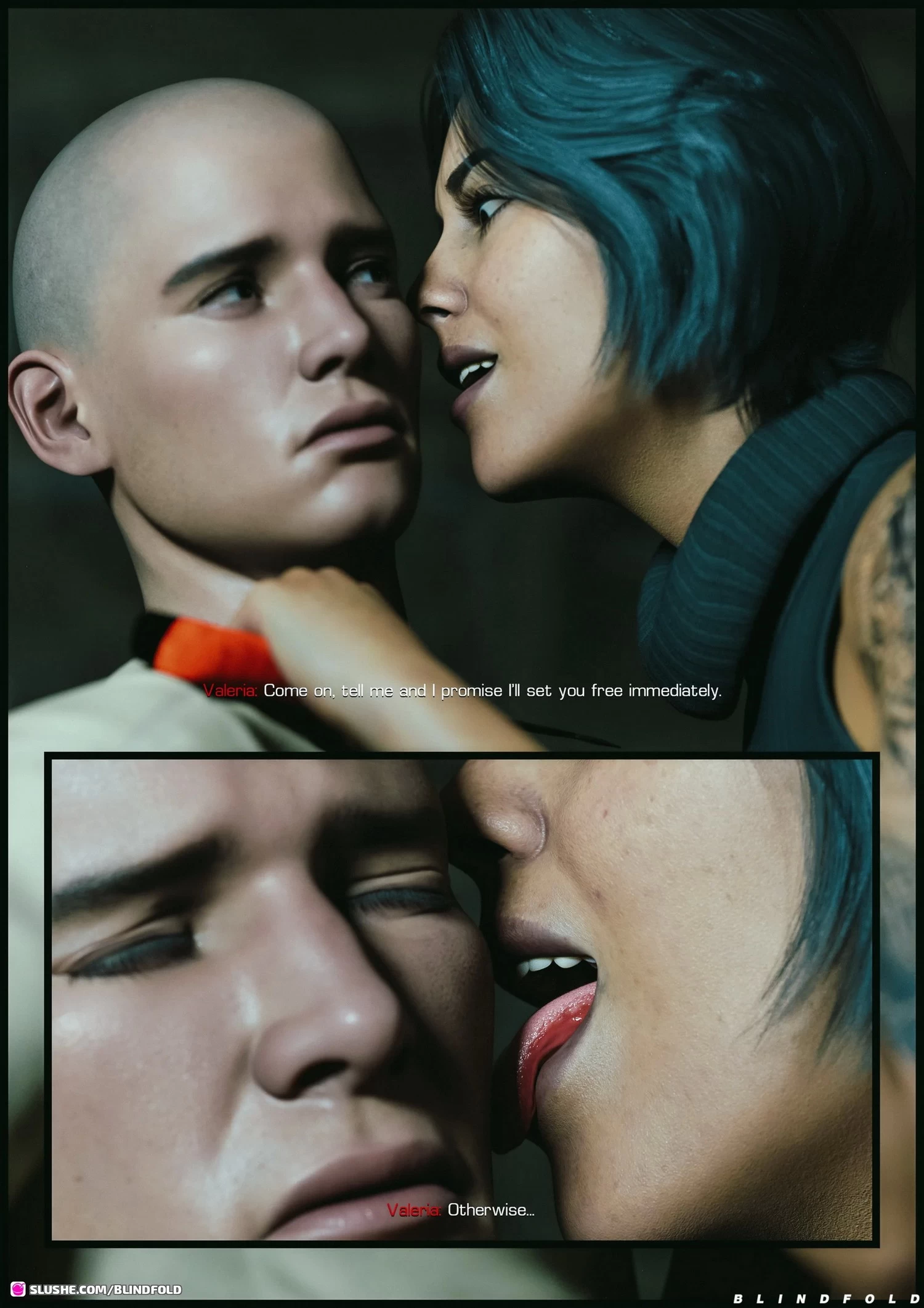 Intimate Interrogation porn comic picture 4