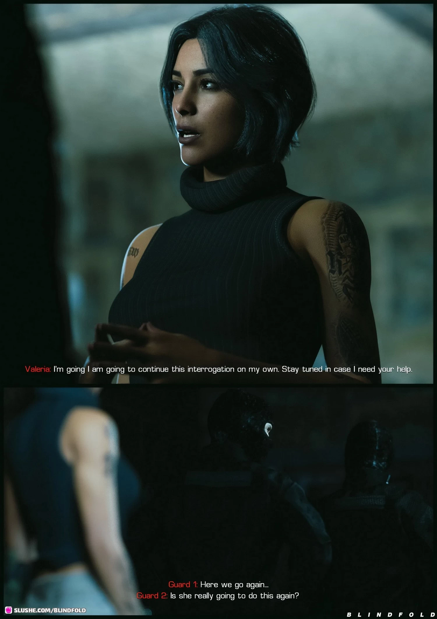 Intimate Interrogation porn comic picture 7