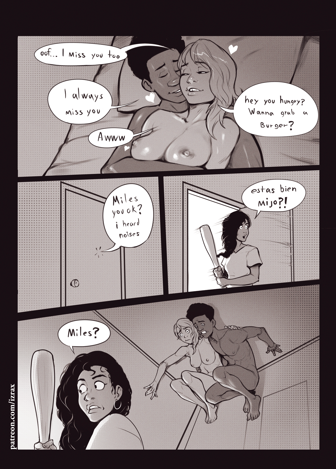 Into the Spider-Gwen porn comic picture 9